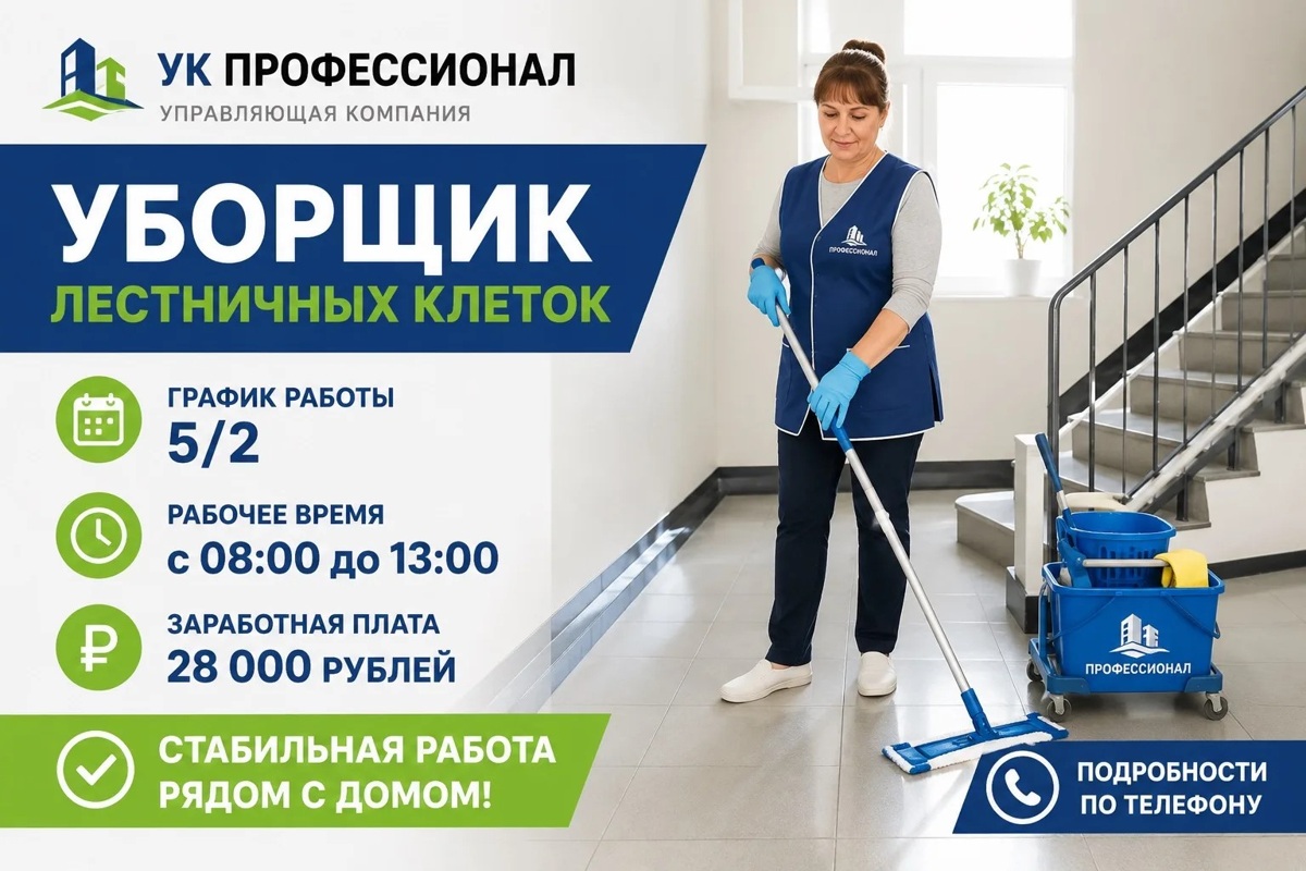 Уборщик лестничных клеток, УК "Профессионал"
