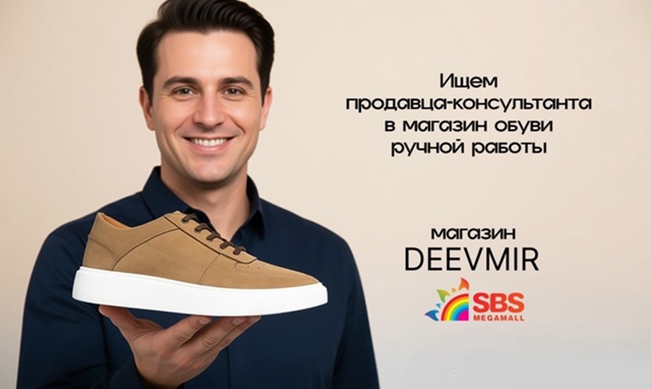 Требуется продавец-консультант, Обувной магазин "DEEVMIR"