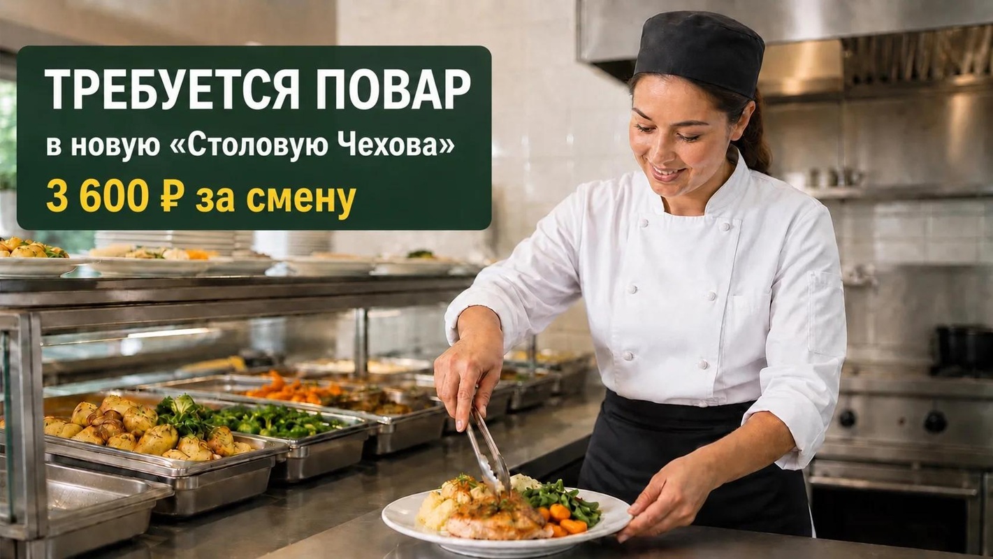 Повар, «Столовая Чехова»