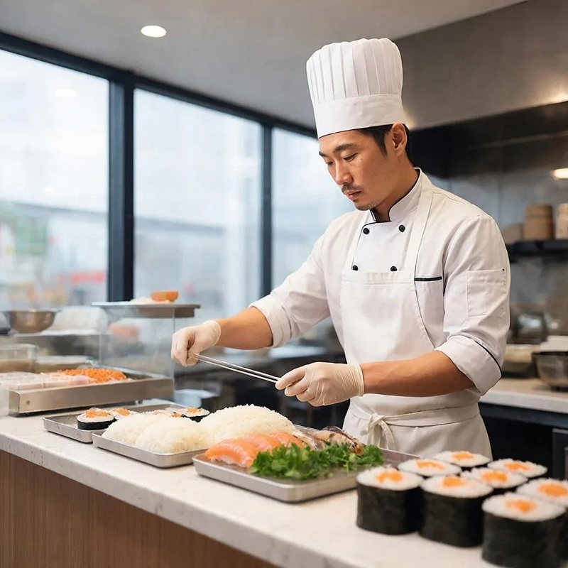 Повар-сушист, "Суши бар Япончик"