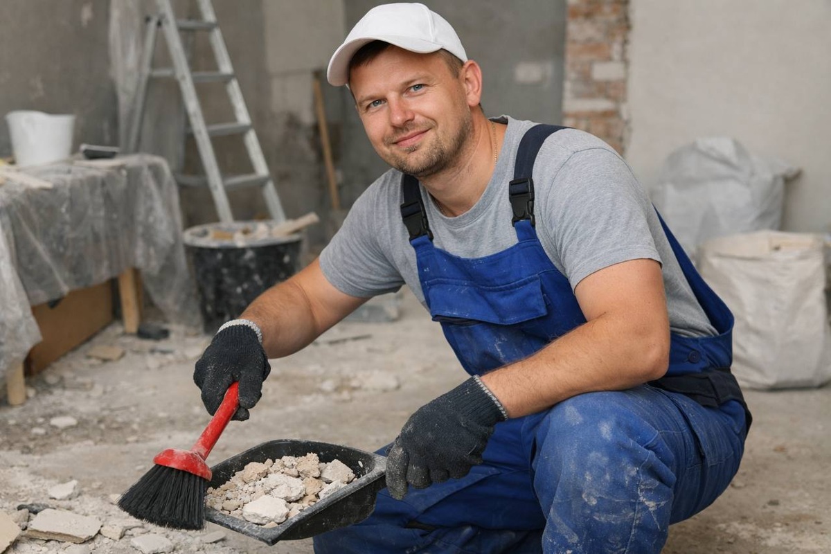 Разнорабочие для уборки помещения