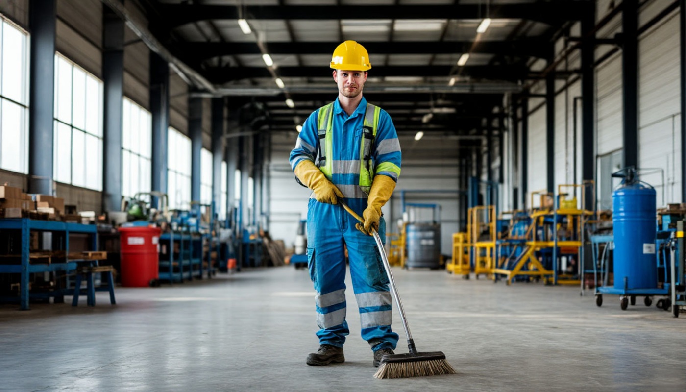 Требуется уборщик производственных помещений