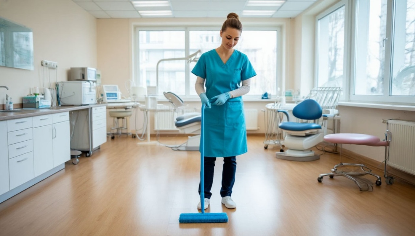 Требуется уборщица в стоматологию