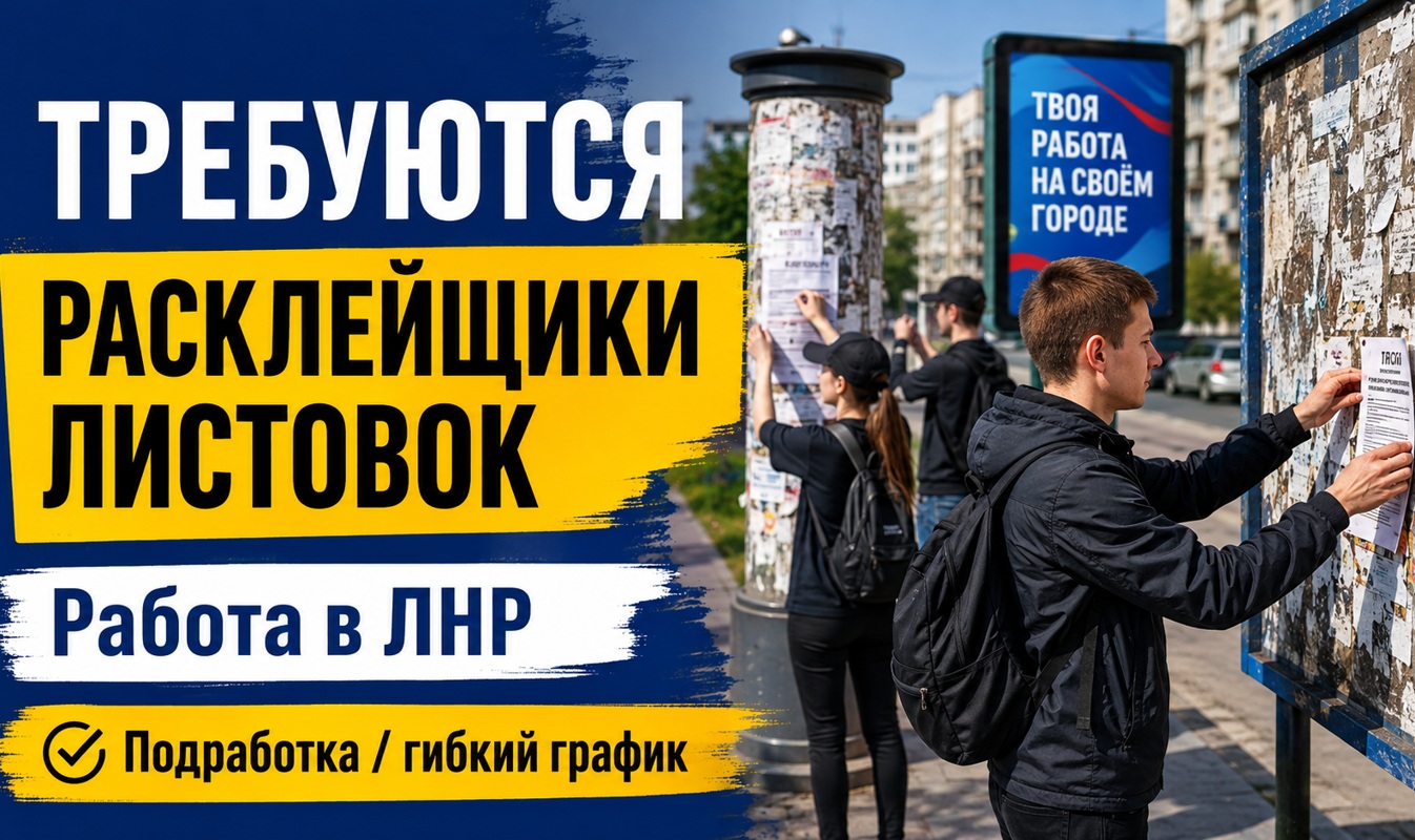 Расклейщики листовок